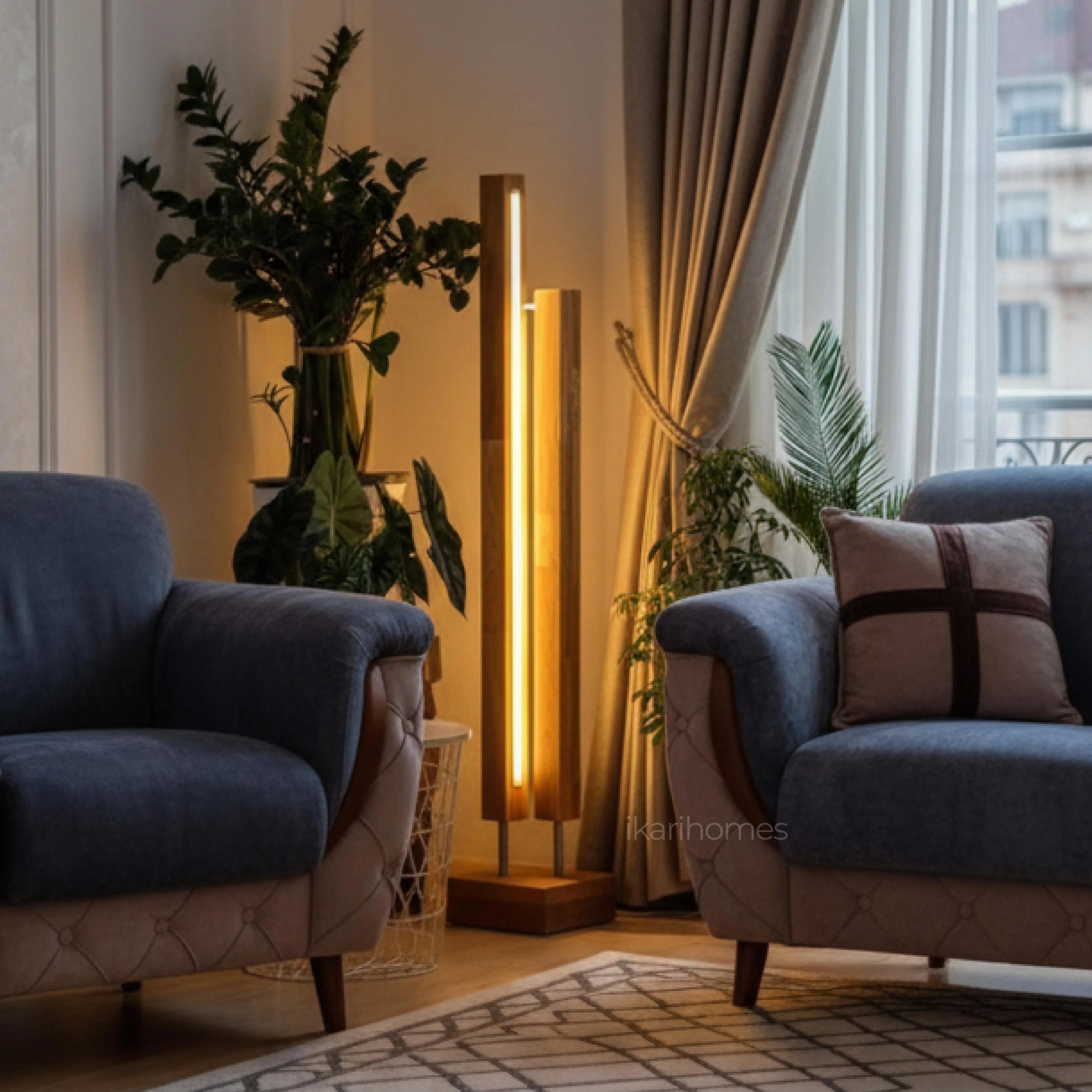 Boho Beam LED Floor Lamp