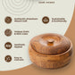 Handcrafted Premium Sheesham Wooden Chapati box