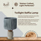 Twilight Raffia Table Lamp