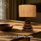 Earth Glow – Rattan Pebble Lamp