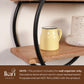 Natural Aura Display Wall Rack