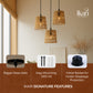 Zigzag Woven Hanging Lamp Chandelier