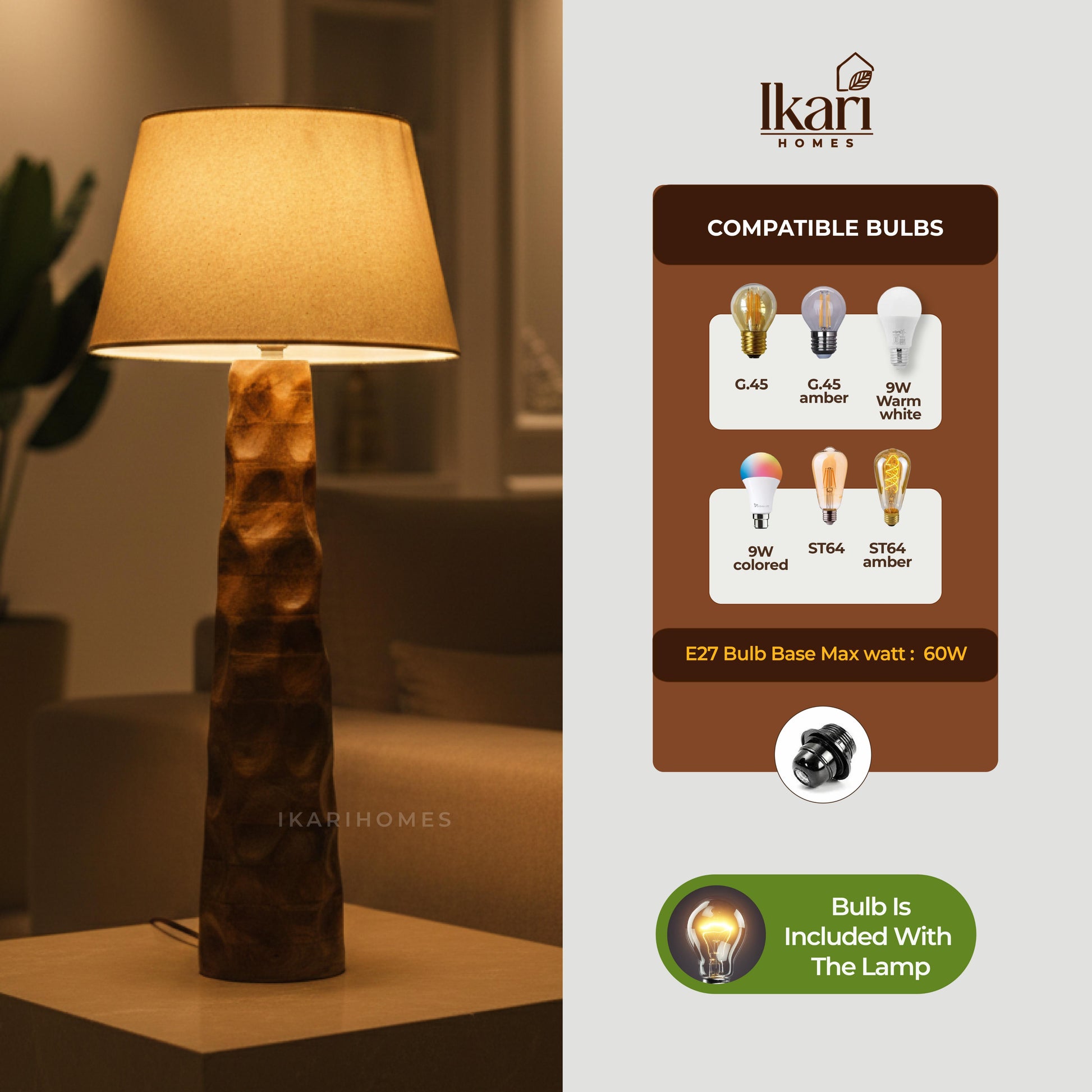 Artisan Glow Floor Lamp – Crafted Light, Timeless Warmth