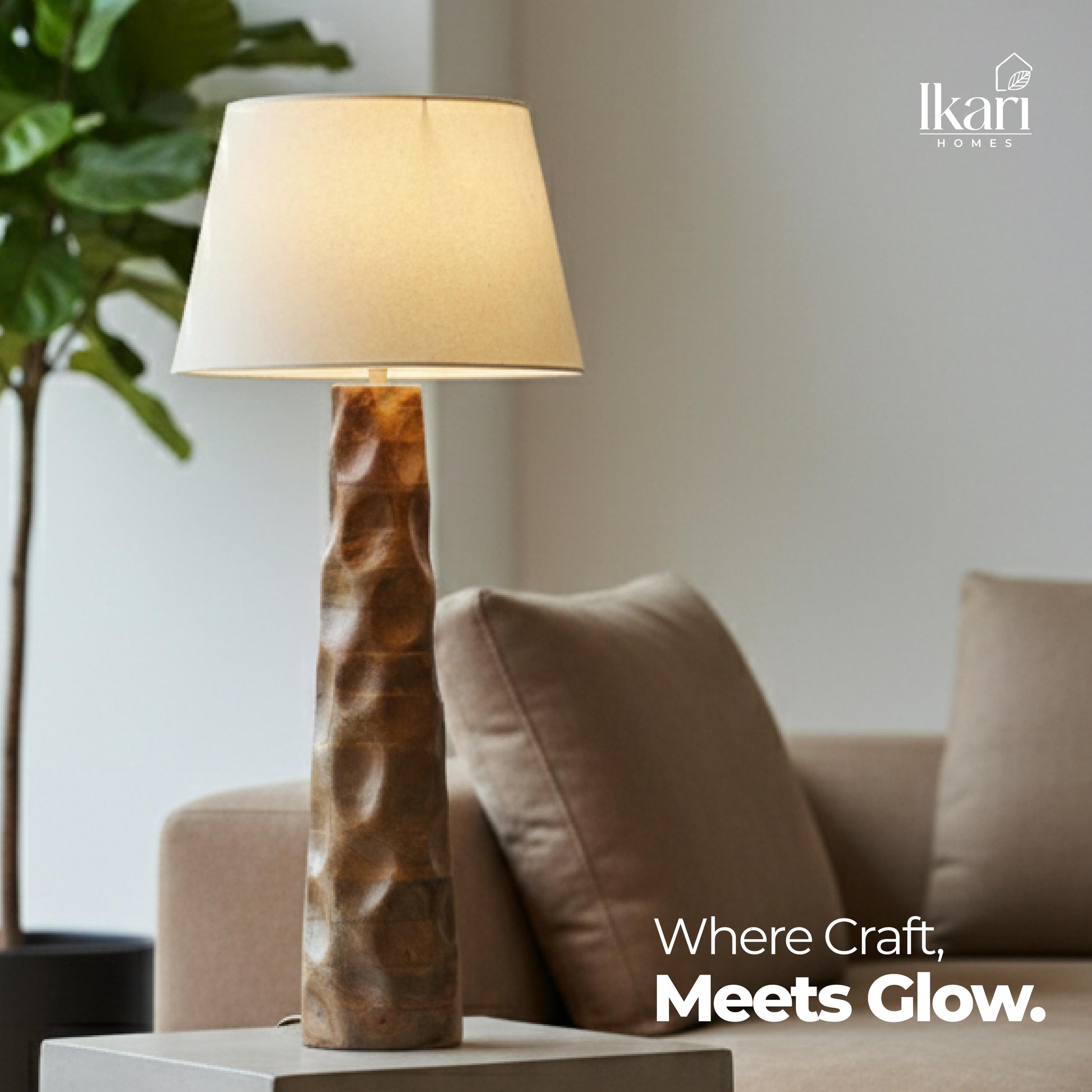 Artisan Glow Floor Lamp – Crafted Light, Timeless Warmth