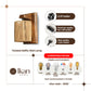 Rustic Wooden Wall Lamp – Rustic Charm, Versatile Glow