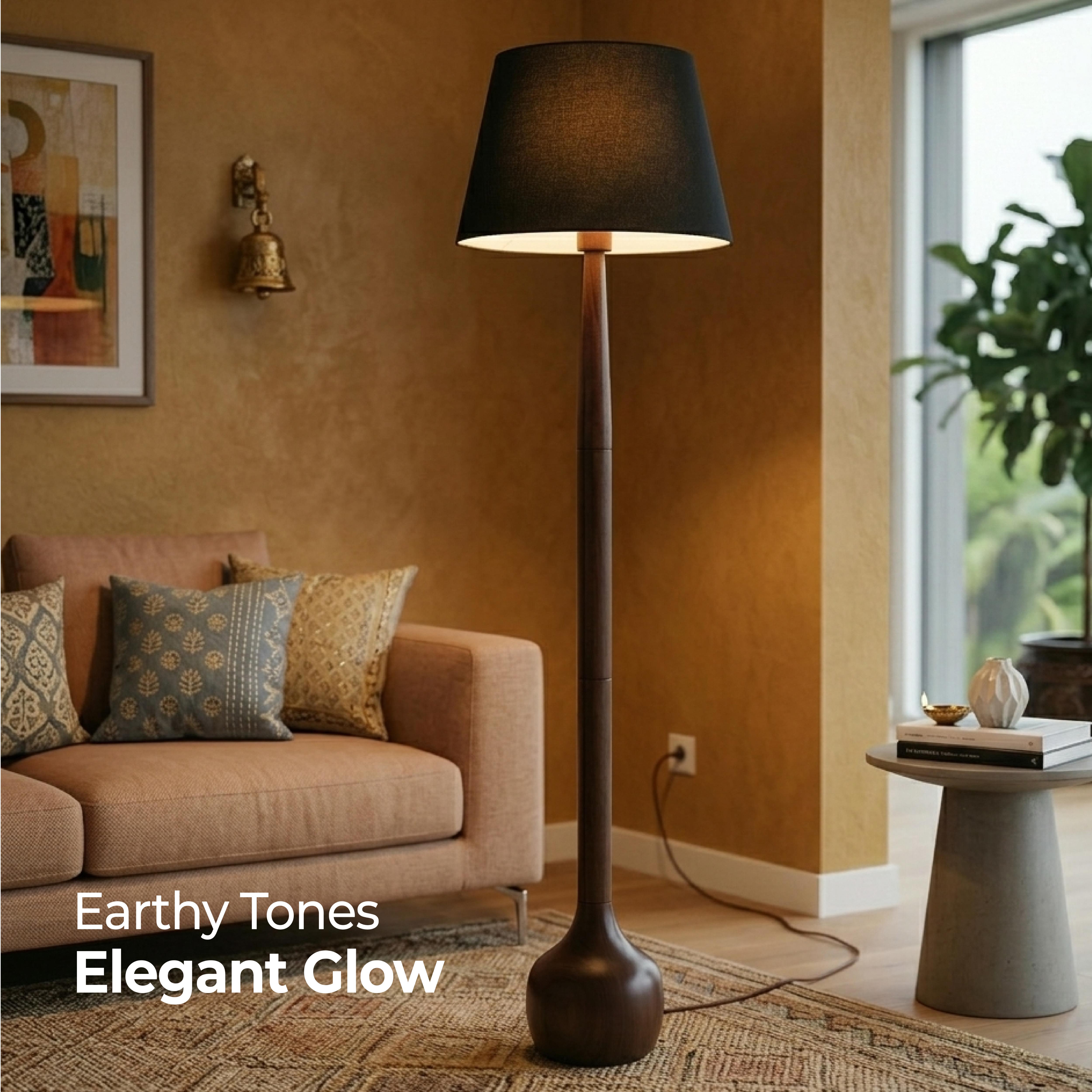 Dark Aura Artisan Floor Lamp