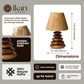 Aura Glow – Rattan Pebble Lamp