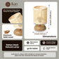 Rattan Mesh Loom Lamp