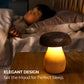 Handcrafted Wooden Mushroom Lamp – Whimsical Glow, Natural Charm