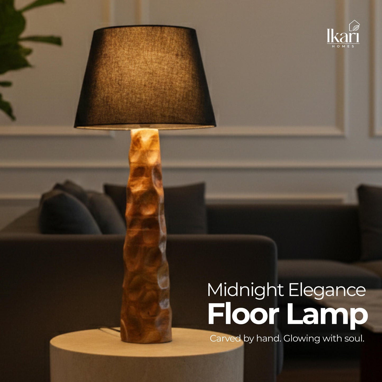 Midnight Elegance Floor Lamp – Where Darkness Meets Design