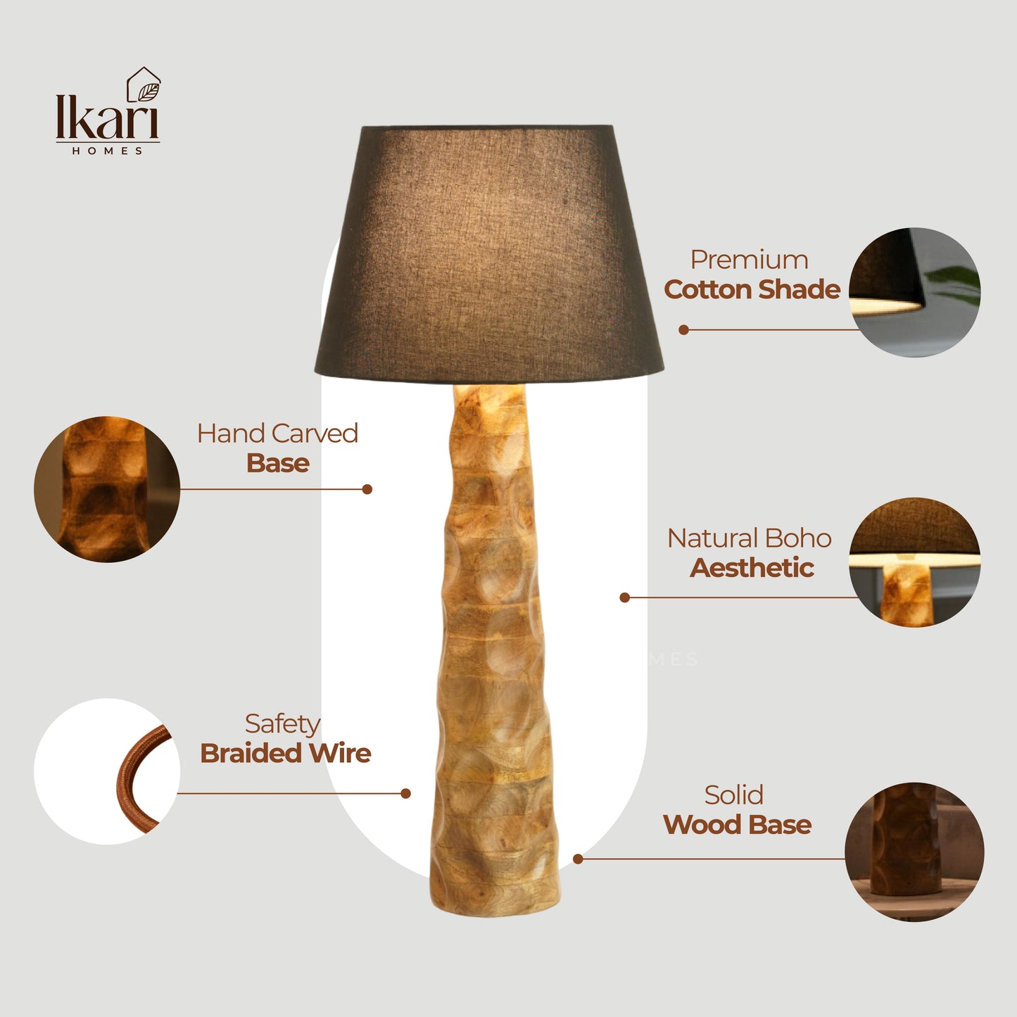 Midnight Elegance Floor Lamp – Where Darkness Meets Design