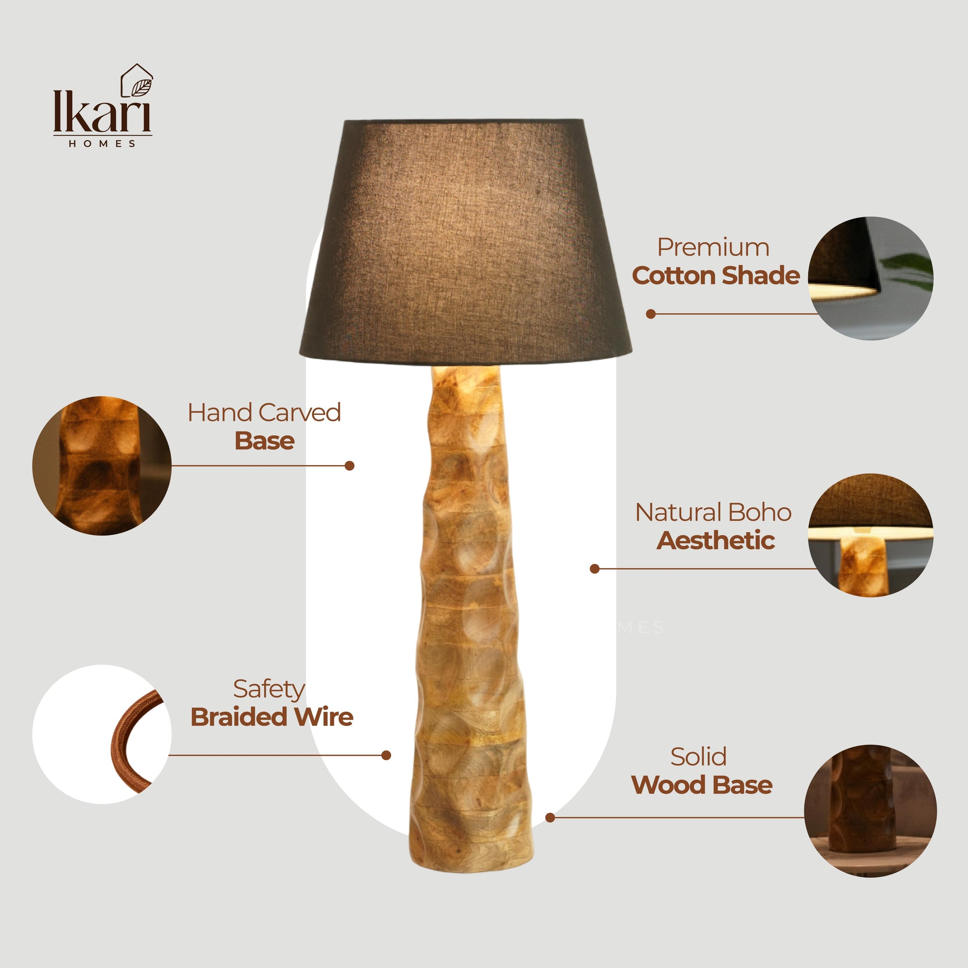 Midnight Elegance Floor Lamp – Where Darkness Meets Design