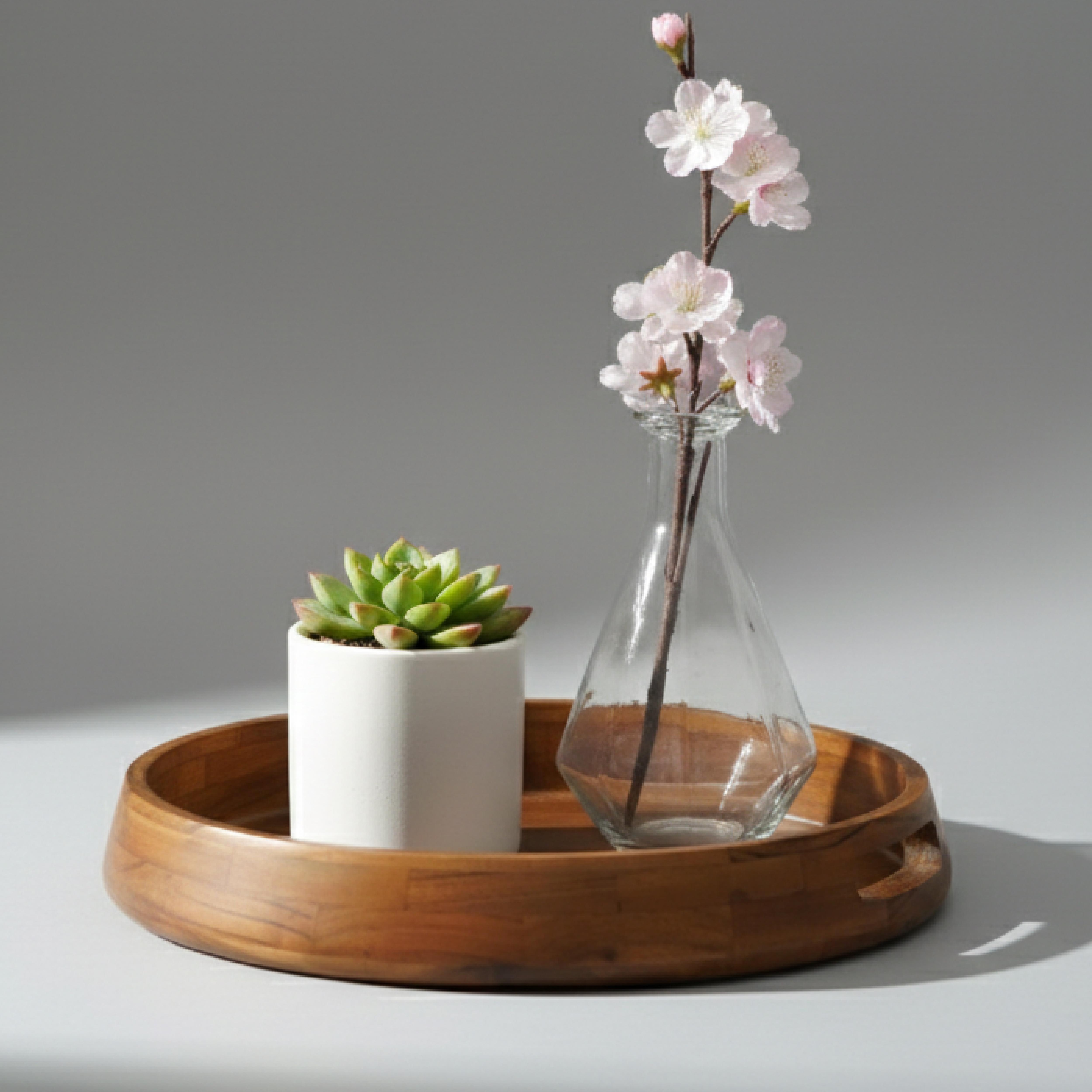 Rustique Boho Premium Acacia Tray 15 in