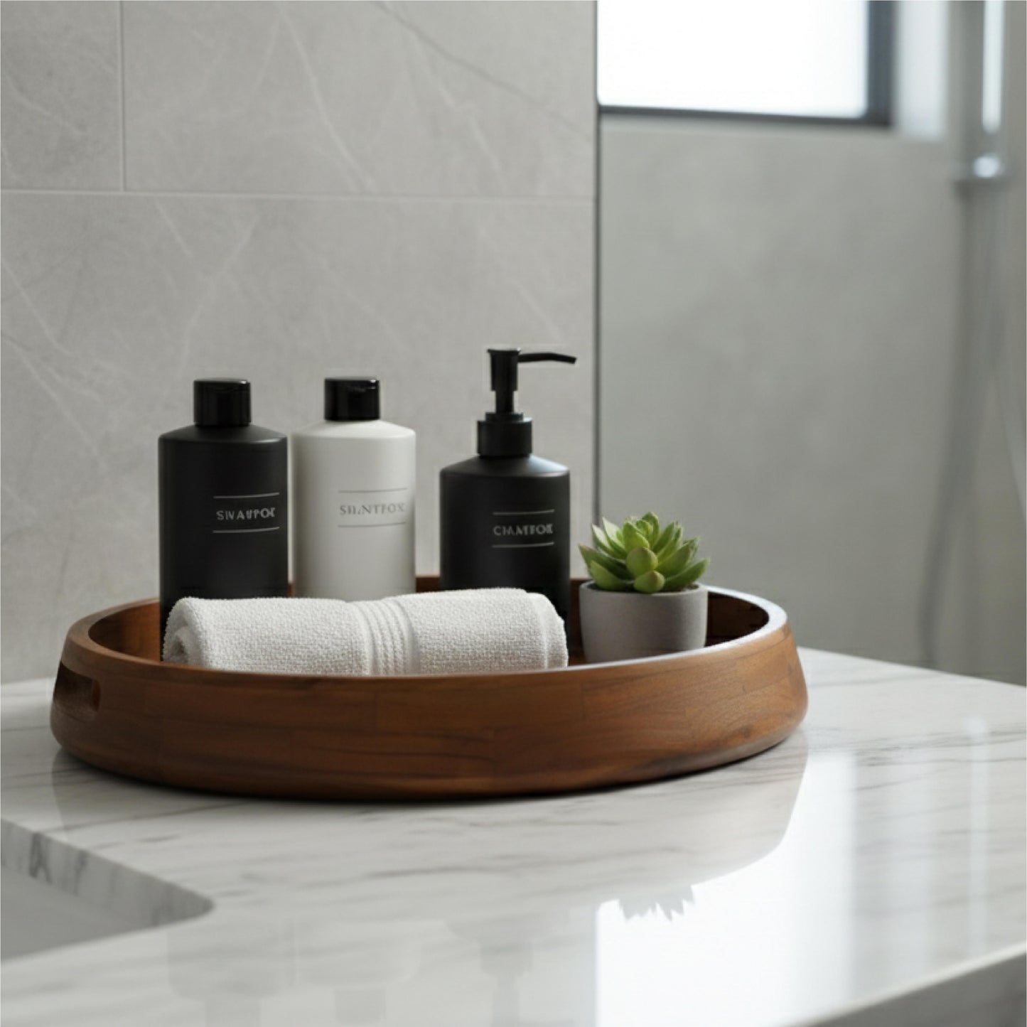 Rustique Boho Premium Acacia Tray 15 in