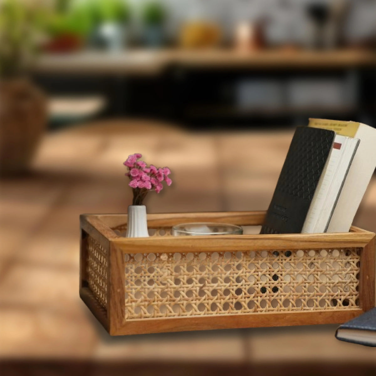 Rattan Mesh Basket – Natural Style, Effortless Organization