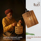 Raffia Haven Pendant – Handwoven Harmony
