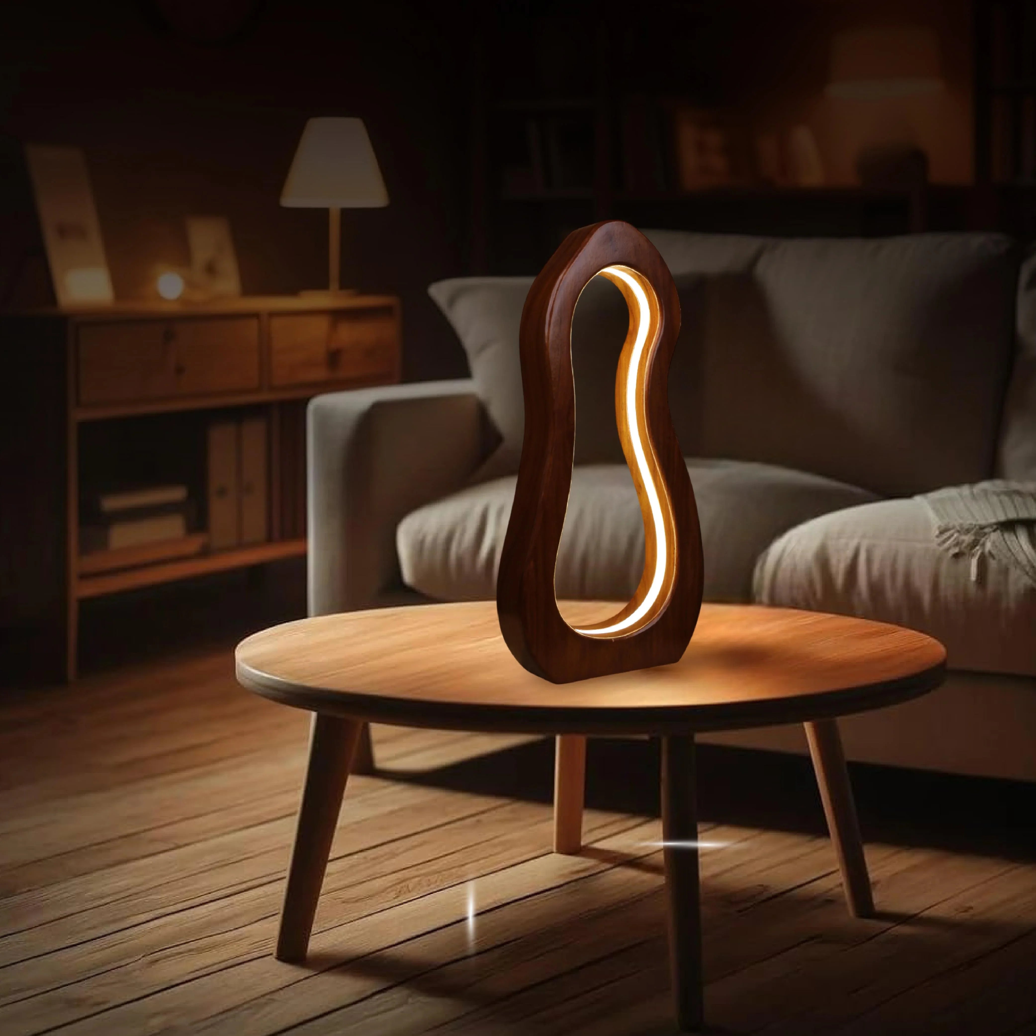 Elysian Antique Sheesham LED Lamp