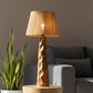 Vintage Raffia Floor Lamp – Woven by Nature, Rooted in Calm