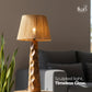 Vintage Raffia Floor Lamp – Woven by Nature, Rooted in Calm