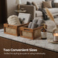 Duo Weave Rattan Baskets - Set of 2