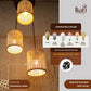 Rattan Woven Hanging Lamp Chandelier