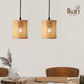 Square Mesh Rattan Hanging lamp – Woven Light, Timeless Texture