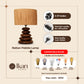 Earth Glow – Rattan Pebble Lamp
