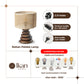 Rattan Pebble Table Lamp