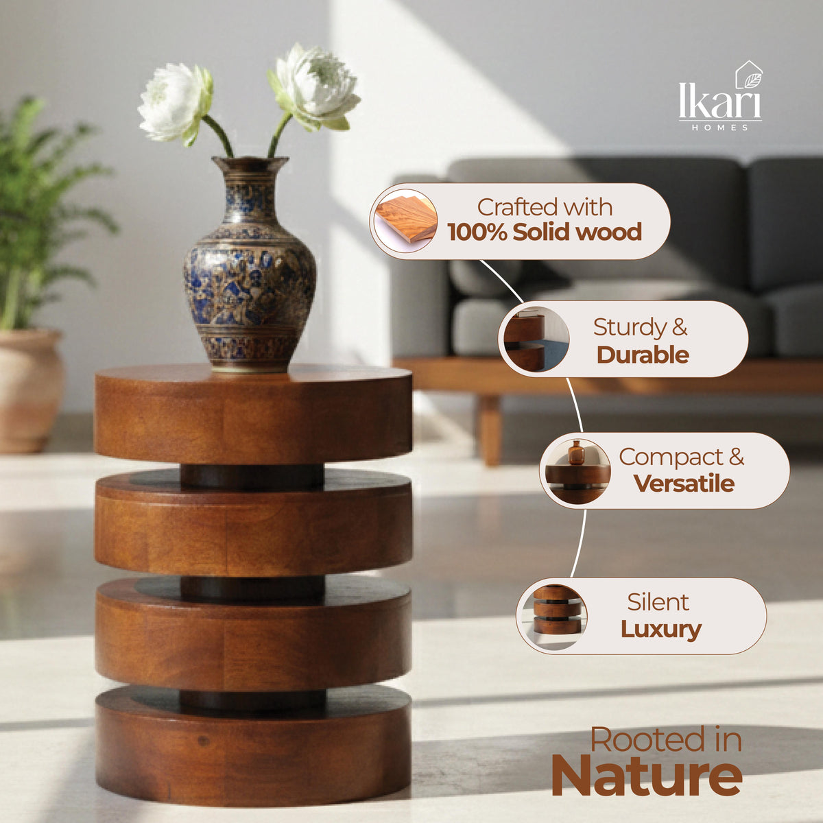 Aurea Multipurpose Side Table