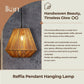 Raffia Pendant Hanging Lamp