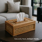 Rattan Tissue Holder