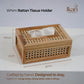 Rattan Tissue Holder