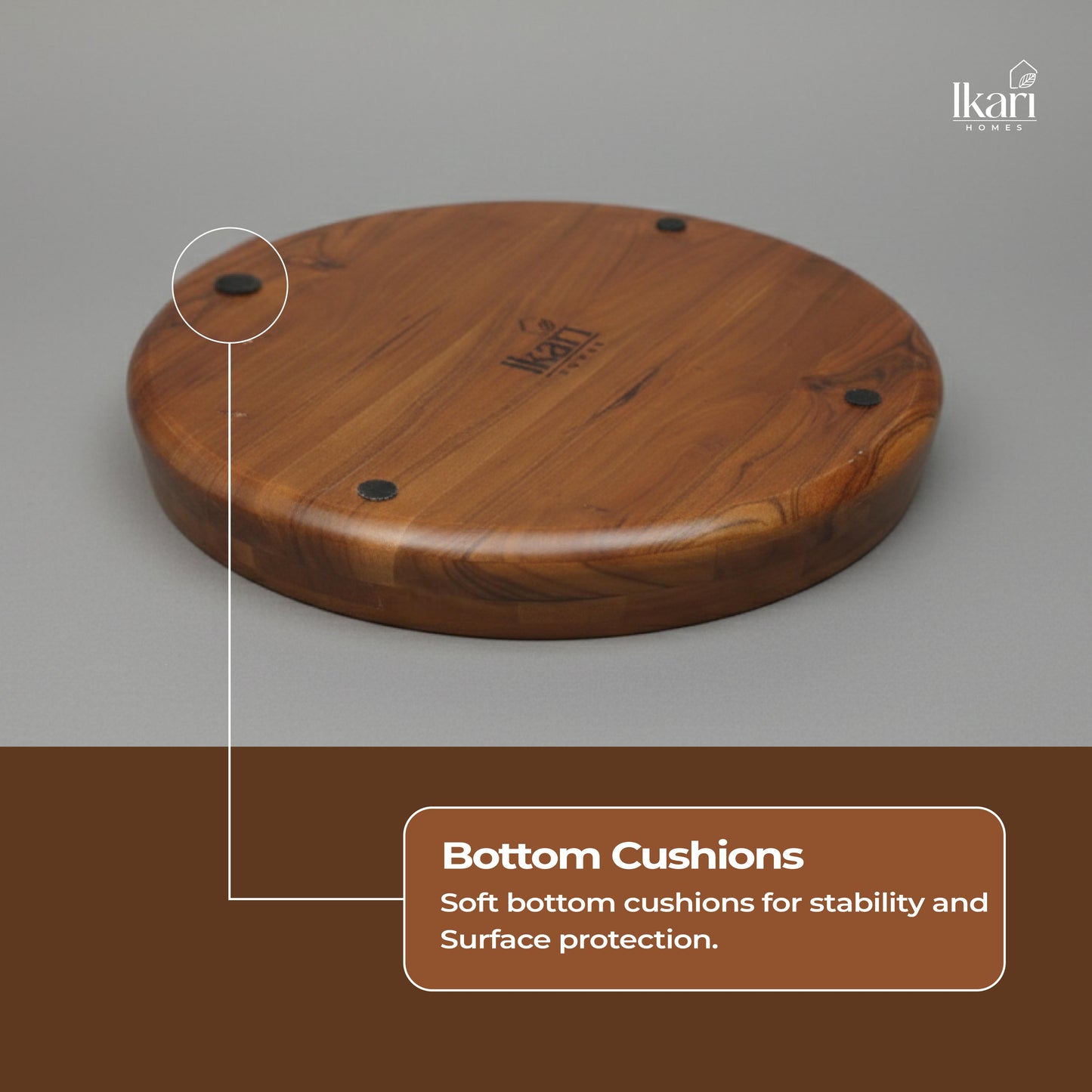 Rustique Boho Premium Acacia Tray 15 in
