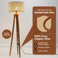 Tripoluxe Rattan Floor Lamp