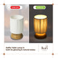 TerraGlow Raffia Table Lamp