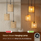 Twisted Rattan Woven Lamp