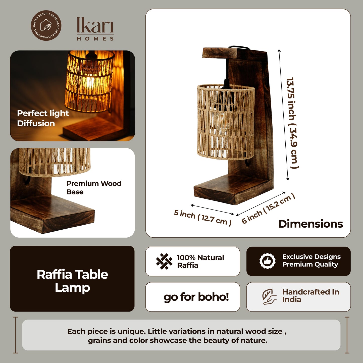 Zig Zag Rattan Table Lamp – Bold Weave, Soft Ambience