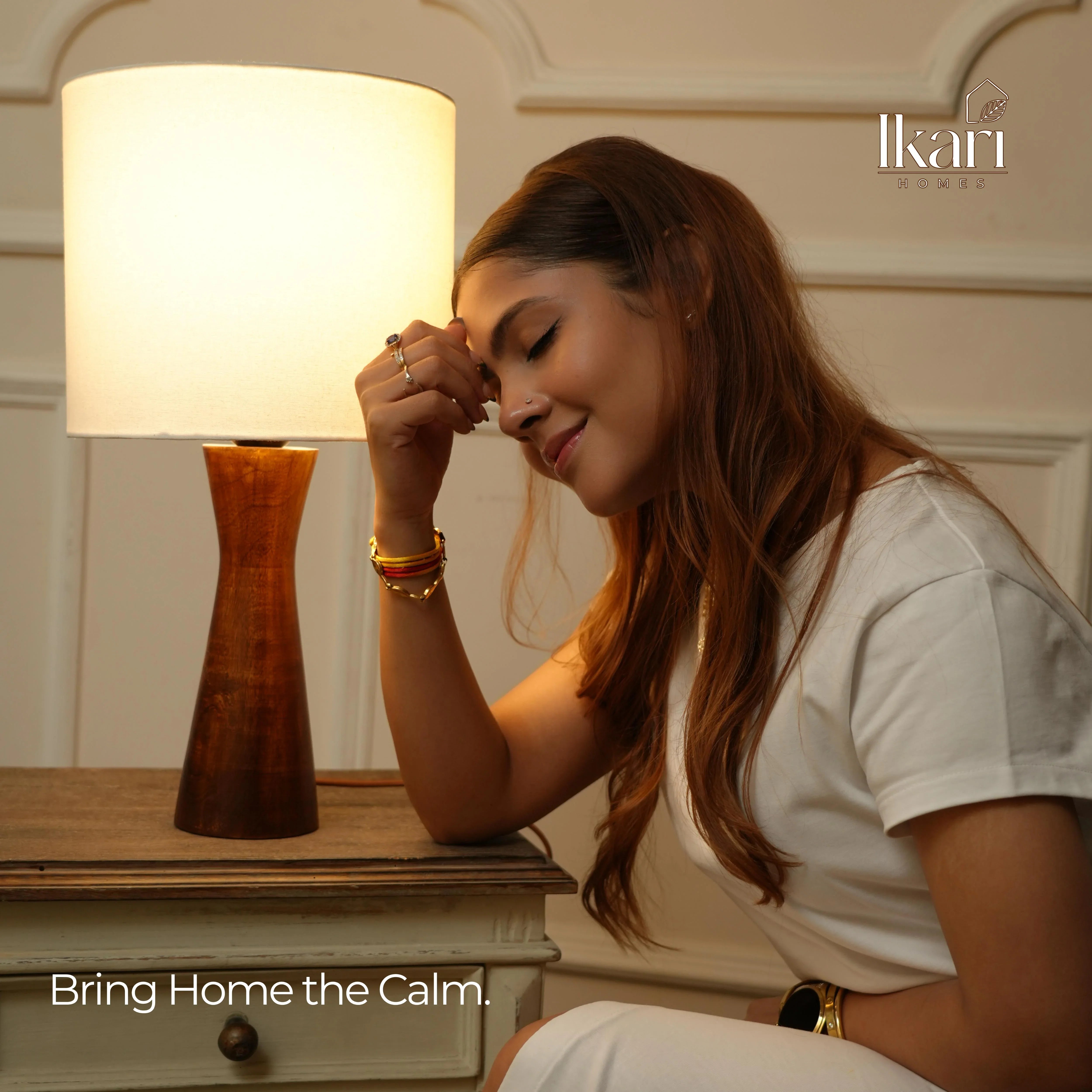 Luma Stem Boho Lamp - Minimal Luxury, Crafted to Glow.