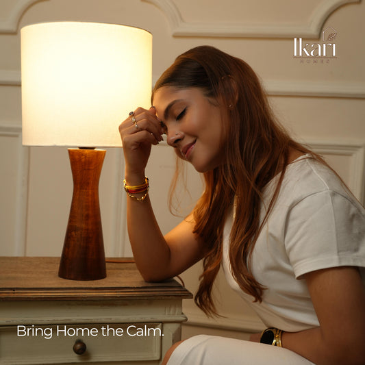 Luma Stem Boho Lamp -  Minimal Luxury, Crafted to Glow.