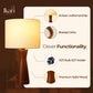 Luma Stem Boho Lamp -  Minimal Luxury, Crafted to Glow.