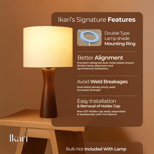 Luma Stem Boho Lamp -  Minimal Luxury, Crafted to Glow.