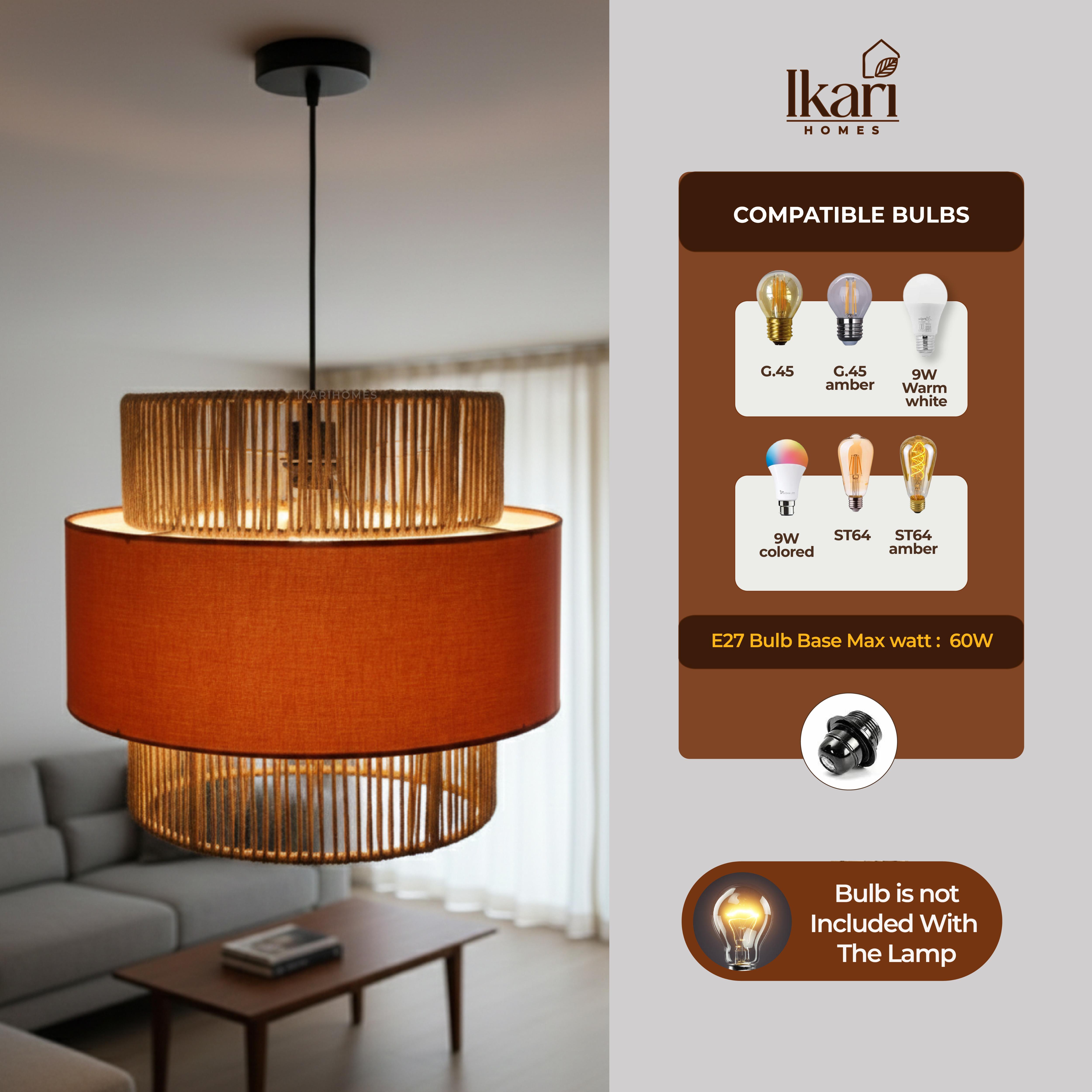 Raffia Dune Weave Chandelier