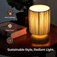 TerraGlow Raffia Table Lamp