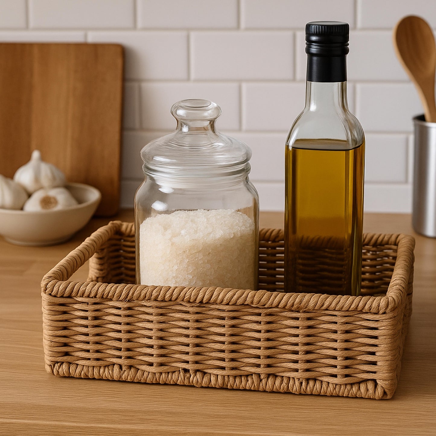 Nestique Raffia Basket – Grande