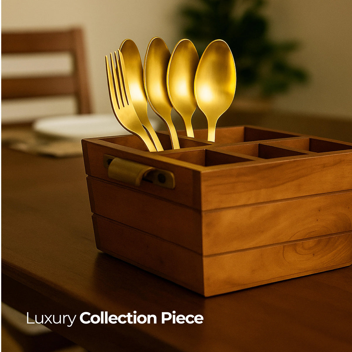 Woodura Caddy Big with Antique handles