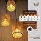 Zigzag Wave Woven Hanging Lamp Chandelier